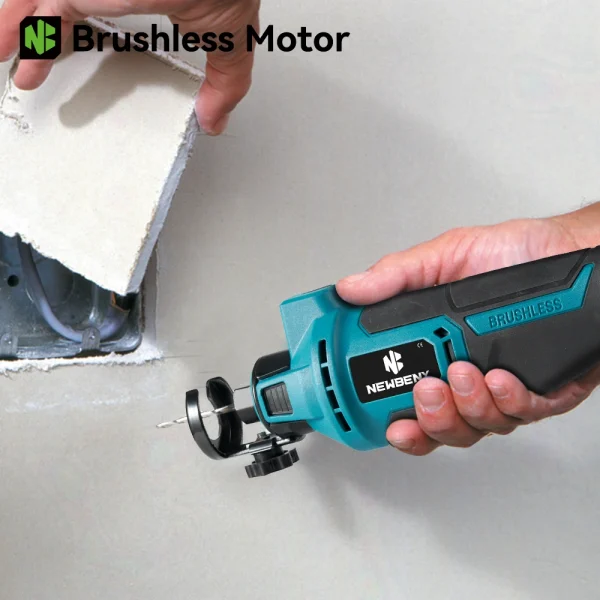 NEWBENY 3 التروس فرش الكهربائية دريوال قطع أداة قطع النجارة دريوال الألواح الصخرية أدوات لدبوس بطارية ماكيتا