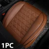 جديد غطاء مقعد السيارة الأمامي بولي Leather الجلود وسادة مقعد السيارات غطاء مقعد السيارة العالمي وسادة كرسي السيارة حصيرة اكسسوارات السيارات