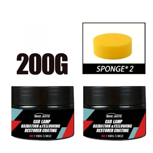 طقم تلميع استعادة المصباح الأمامي للسيارة ، مزيل الخدوش ، معجون التنظيف ، إزالة الأكسدة ، سائل تلميع المصباح الأمامي
