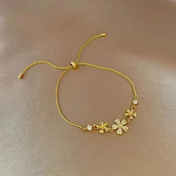 طقم أساور ذهبية اللون على شكل حرف C عتيق بسيط من المعدن مع فتحة قابلة للتعديل للنساء 2024 مجوهرات عصرية عالية الجودة هدايا