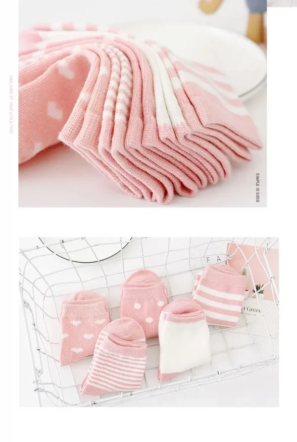 5Pairs الطفل الجوارب القطنية ربيع الخريف الكرتون الحيوان الأطفال جورب الفتيات لطيف الوليد بوي طفل الاطفال الجوارب 0-6 سنوات