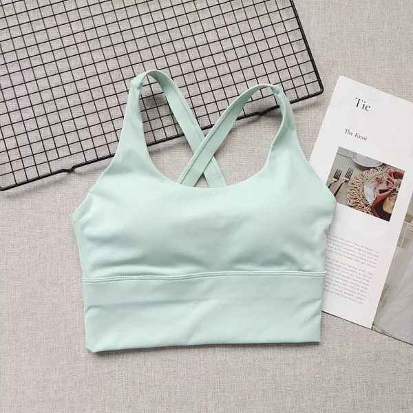 حمالة صدر رياضية مقاومة للصدمات للتمارين عالية الكثافة، كوب شامل، للجري، مجمعة، يوغا، جميلة للظهر وقابلة للتنفس للنساء