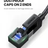 كابل إيثرنت UGREEN CAT 8 عالي السرعة مضفر 40 جيجابت في الثانية 2000 ميجاهرتز لشبكة Lan سلك RJ45 محمي داخلي لجهاز التوجيه PC PS5 مودم Xbox