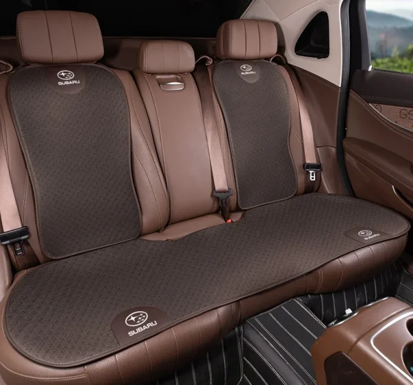 وسادة مقعد السيارة الحرير الجليد تنفس غطاء مقعد السيارة لسوبارو STI Brz Wrx Xv صعود فورستر Outback امبريزا ليجاسي اكسسوارات