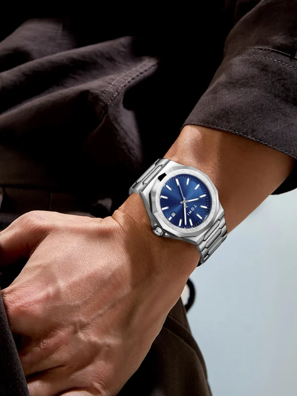 تومي الأعمال الفاخرة ساعة رجالية هدية مجموعة صناديق وردة عالية الجودة الذهب حالة بسيطة ومتعددة الاستخدامات ساعة كوارتز Relogio Masculino