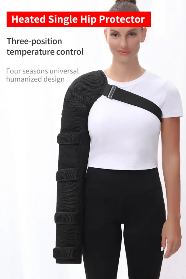 حامي ذراع الكتف المُدفأ 3 أوضاع عجن الاهتزاز التهاب المفاصل العناية بالكتف الكوع تصلب الإغاثة الرياضية سلالة الانتعاش