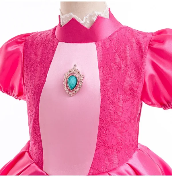 زي أميرة الخوخ للفتيات فستان الأميرات التنكري للأطفال في عيد الهالوين كرنفال فستان حفلات أعياد الميلاد لمدة 3-10 سنوات