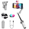 AOCHUAN Smart X2 3 Axis Gimbal Stabilizer للهواتف الذكية iPhone و Android Gimbal مع شاشة LED مدمجة لعمود التمديد