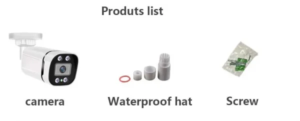 كاميرا مراقبة فيديو 4K Poe Ip Onvif صوت 48 فولت POE/DC 12 فولت 4MP/5MP/8MP للرؤية الليلية رصاصة كاميرا أمان مقاومة للماء لـ NVR