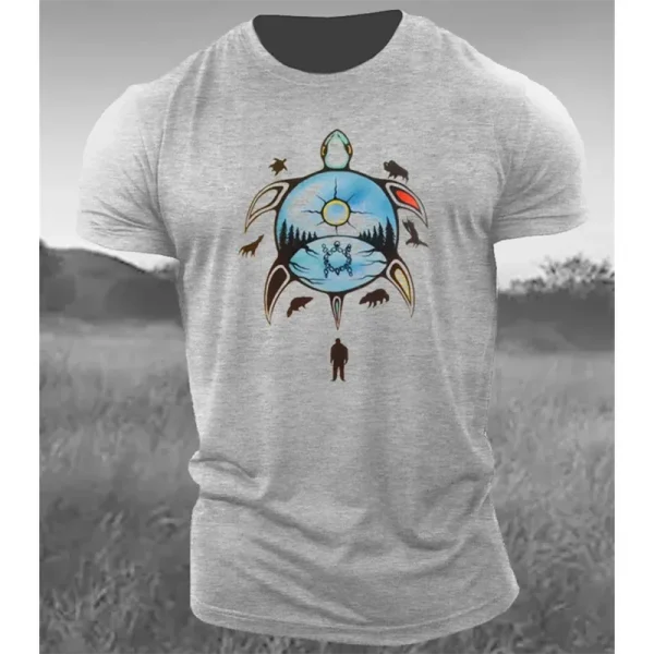 الحيوان تي شيرت للرجال الملابس فانوس الأسماك ثلاثية الأبعاد طباعة عناصر الرعب بلايز الصيف المتضخم الذكور بلايز الشارع ملابس كاجوال