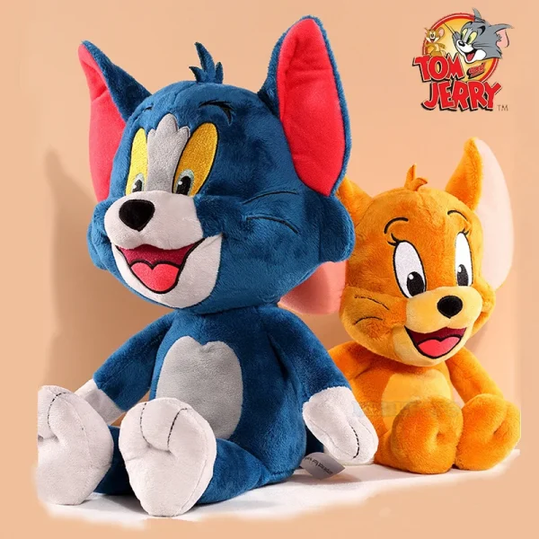 أنيمي توم وجيري ألعاب من نسيج مخملي شخصيات الفيلم الكرتون القط الفأر لطيف Plushies محشوة الحيوان ألعاب الدمى للأطفال هدية شحن مجاني