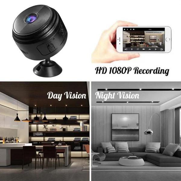 4K Mini HD Camera1080p المحمولة الصغيرة مربية كام فيديو صوت صغير DV مسجل داخلي كاميرا الأمن السرية لمكتب المنزل 2026