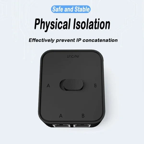 2 منفذ 1000Mbps جيجابت جهاز سويتش للشبكات RJ45 التبديل شبكة الفاصل كابل موسع محدد الطاقة الحرة 2 طريقة محول موصل