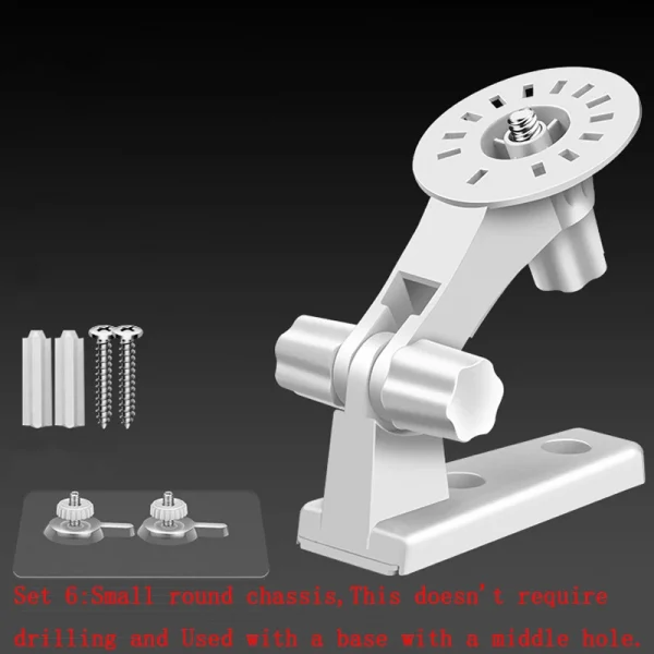 دعامة حائط لدعم الكاميرا العالمية، ملحقات مراقبة أمان الكاميرا الداخلية، دعم الكاميرا ورف حامل القاعدة