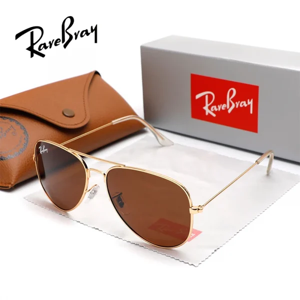 RareBray العلامة التجارية الأصلية للجنسين الطيار النظارات الشمسية ريترو العصرية UV400 الاستقطاب القيادة السفر النساء/الرجال النظارات المضادة للوهج