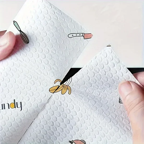 لمرة واحدة غسل الصحون غسل المياه الجافة الرطب ثنائي الاستخدام غير عصا الخرق النفط التنظيف المنزلي الخرق منشفة المطبخ اكسسوارات المطبخ