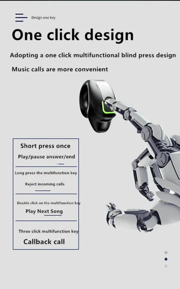 سماعة بلوتوث مشبك على الأذنين الأذنين ستيريو العظام التوصيل Gd28 الأعمال اللاسلكية سماعة أذن صغيرة Tws
