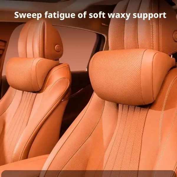 وسادة رقبة لمسند الرأس لمقعد السيارة العالمي، مسند رقبة مريح ثلاثي الأبعاد أثناء السفر، دعم ناعم ومريح للرقبة، حماية للرقبة