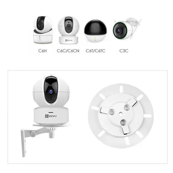 دعامة حائط لدعم الكاميرا العالمية، ملحقات مراقبة أمان الكاميرا الداخلية، دعم الكاميرا ورف حامل القاعدة