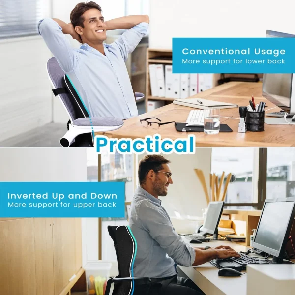 مقعد السيارة كرسي مكتب الظهر كرسي داعم للفقرات القطنية سيارة الخصر الراحة انتعاش رغوة الذاكرة وسادة وسادة الظهر قطني وسادة لسائق السيارة