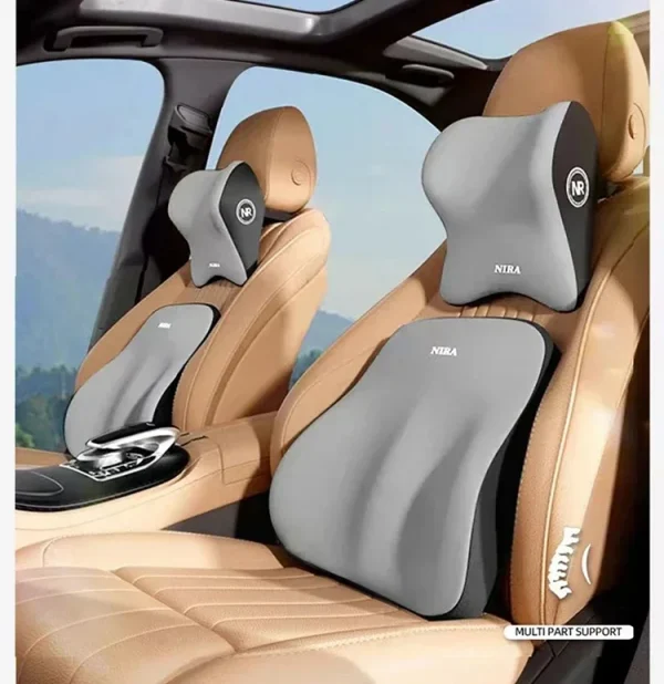 رغوة الذاكرة سيارة مسند الرأس العالمي قطني وسادة الظهر وسادة قطني وسادة سيارة الراحة الرقبة وسادة اكسسوارات السيارات العامة