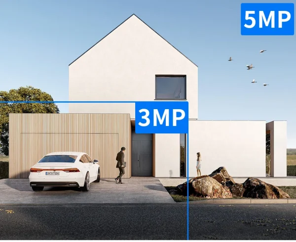 Hiseeu 3/5MP 10CH NVR مع شاشة 10.1 بوصة مجموعة كاميرات أمنية لاسلكية في الهواء الطلق كاميرا IP مقاومة للماء مجموعة نظام المراقبة بالدوائر التليفزيونية المغلقة
