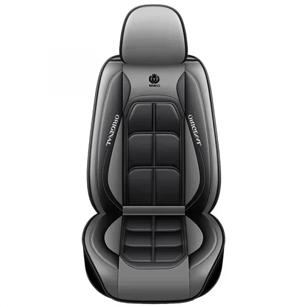 جلد صناعي متعدد الألوان - أغطية مقاعد السيارة ذات المظهر: ملاءمة عالمية، مثالية لتعزيز التصميم الداخلي التلقائي والحماية