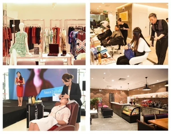 Amax LuluE الخريف الكورية تصميم المرأة فضفاض سروال قصير حريم السيدات عادية كلاسيكية خمر موضة مرونة الخصر بنطلون