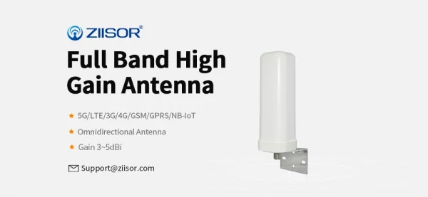 هوائي ZIISOR 5G لتقوية الإشارة في الهواء الطلق 4G LTE راوتر هوائيات طويلة المدى مع كابل ثلاثي الأبعاد N أنثى RP SMA ذكر