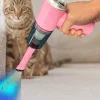 مكنسة كهربائية 3 في 1 مدمجة بالشفط والنفخ، مكنسة كهربائية لشحن USB، مكنسة كهربائية منزلية صغيرة للسيارة