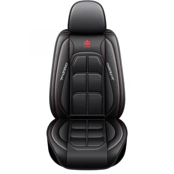 جلد صناعي متعدد الألوان - أغطية مقاعد السيارة ذات المظهر: ملاءمة عالمية، مثالية لتعزيز التصميم الداخلي التلقائي والحماية