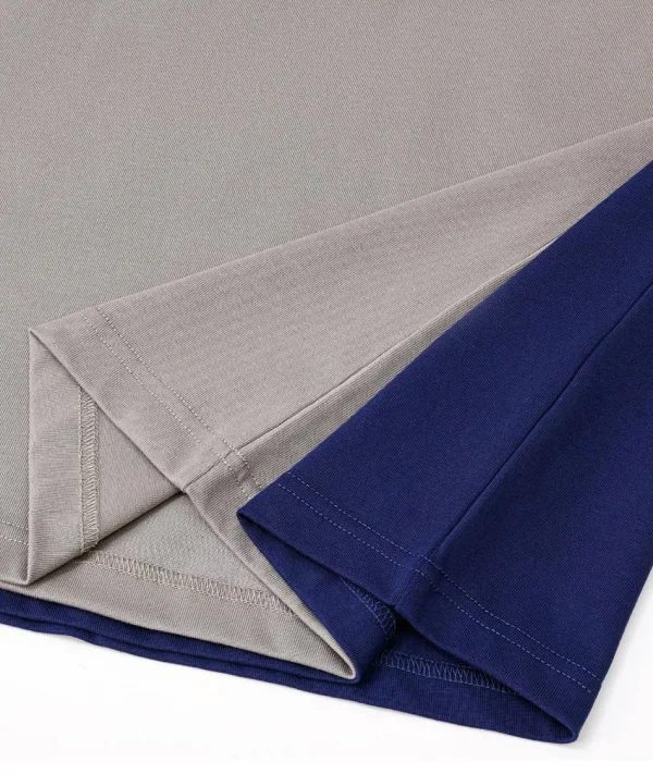 275 جرامًا من القطن الخالص بلون فضفاض قصير الأكمام قميص بولو قم بتخصيص تصميم نص الصورة الخاص بك للنساء والرجال