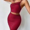 Women's Dresses Solid Sexy Backless One Shoulder Bodycon Dress