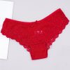 عبوة من 6 سراويل داخلية نسائية من الدانتيل بخصر منخفض
