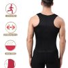 قميص بدون أكمام مضغوط قابل للتعديل للرجال، حذاء رياضي للخصر للرجال