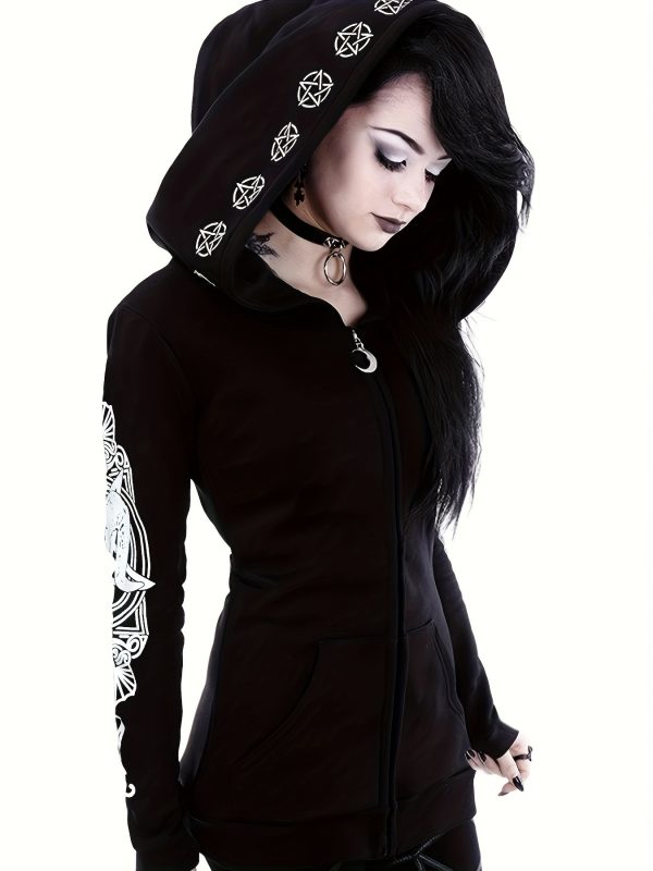 المرأة أزياء فاسق نمط هندسي طباعة زيبر البلوز