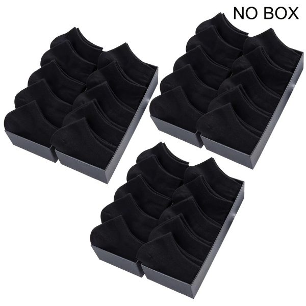 1/5/10/20/30 حزمة من الجوارب القصيرة للربيع والصيف للرجال، ذات قصة منخفضة بلون أسود، أبيض، رمادي، ماصة للرطوبة، قابلة للتنفس، جوارب قارب غير مرئية، مقاومة للعرق