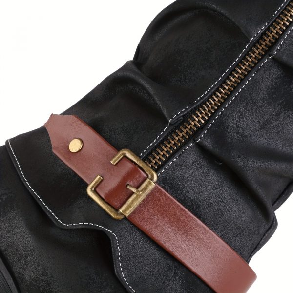 أحذية نسائية شتوية دافئة مضادة للانزلاق بمنتصف الساق