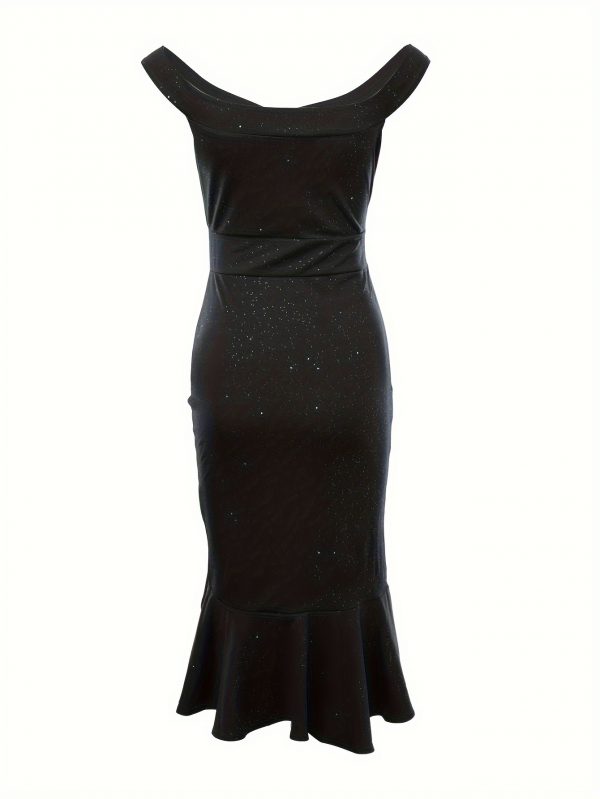 Powdered Lotus Leaf Edge Dress