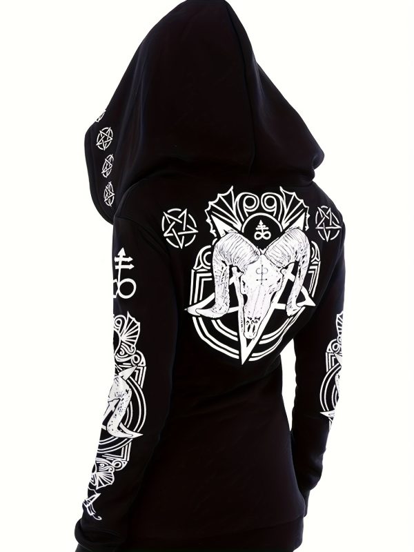 المرأة أزياء فاسق نمط هندسي طباعة زيبر البلوز