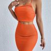 Women's Dresses Solid Sexy Backless One Shoulder Bodycon Dress