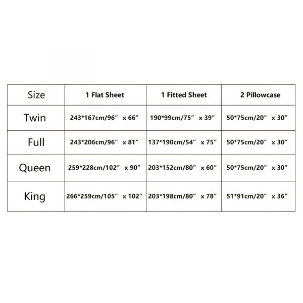 طقم ملاءات سرير ساتان 4 قطع بلون موحّد من البوليستر