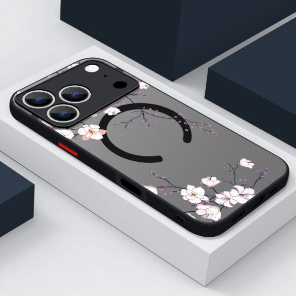 حافظة لهاتف آيفون اير 17 16 15 14 13 برو ماكس 12 برو 16 بلس 16e 11 لهاتف Magsafe مضاد للصدمات