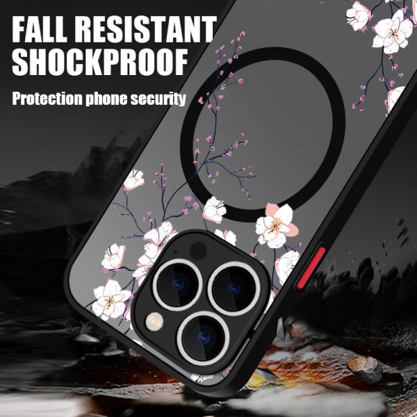 حافظة لهاتف آيفون اير 17 16 15 14 13 برو ماكس 12 برو 16 بلس 16e 11 لهاتف Magsafe مضاد للصدمات