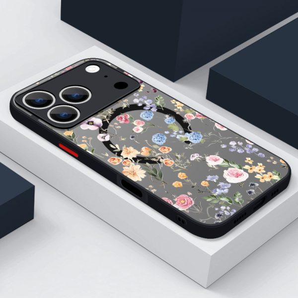 حافظة لهاتف آيفون اير 17 16 15 14 13 برو ماكس 12 برو 16 بلس 16e 11 لهاتف Magsafe مضاد للصدمات